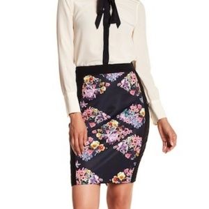 Ted Baker London Lost Gardens Diamond Skirt, US 2